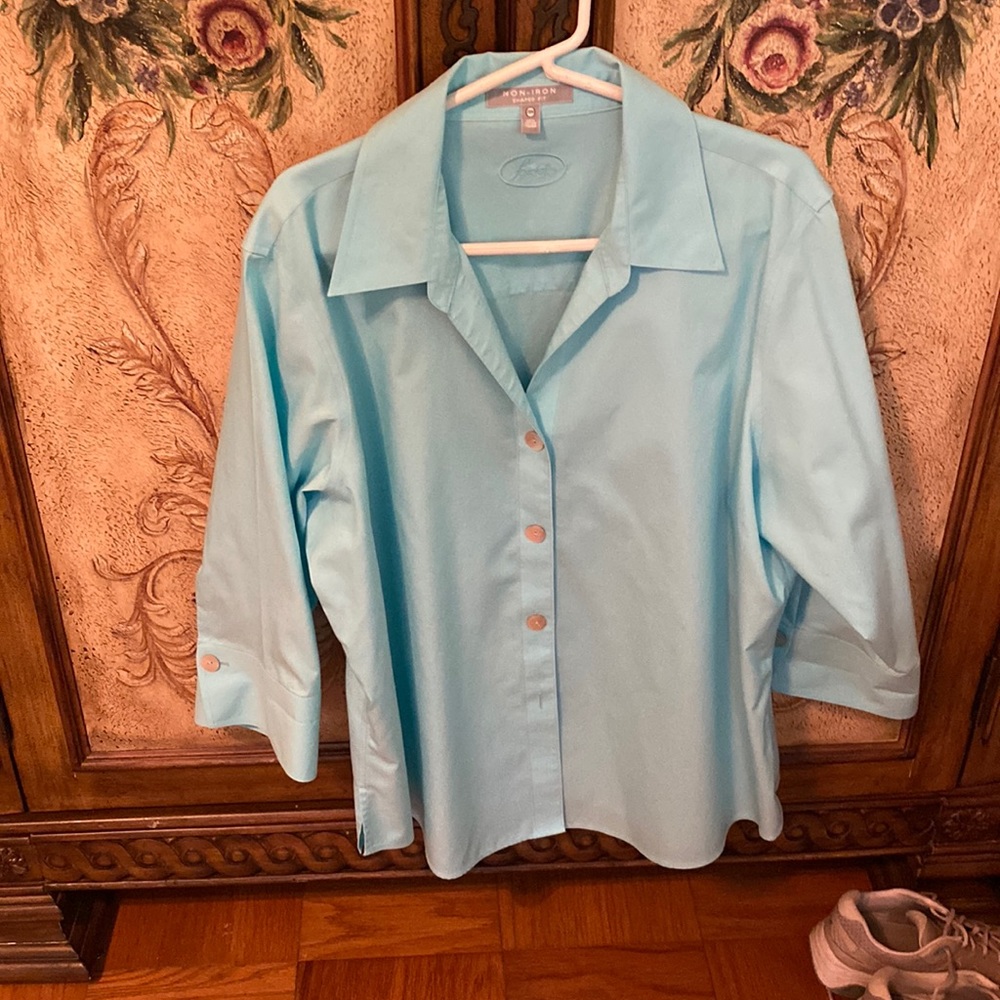 Foxcroft long sleeve button up
